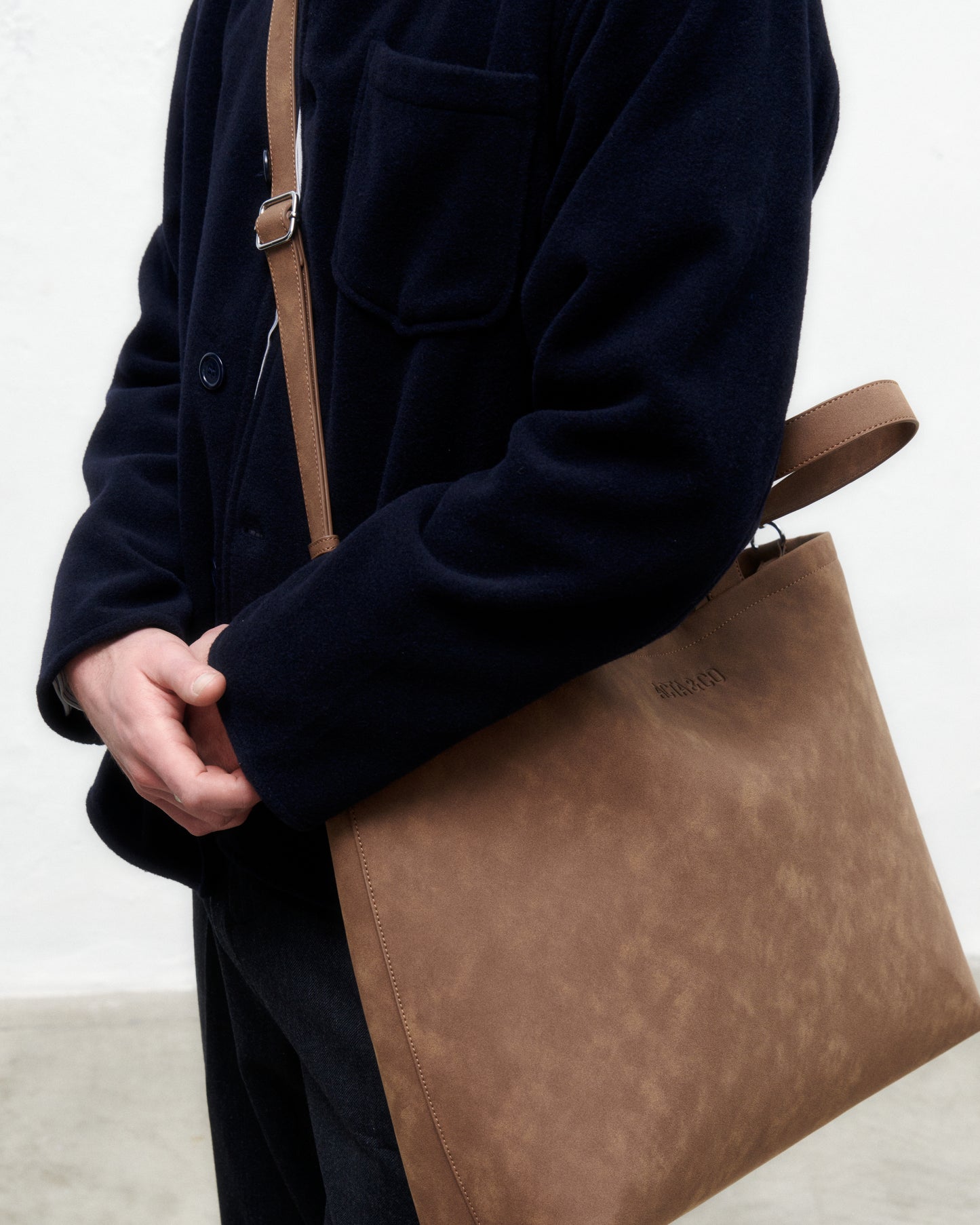 Suede Tote Bag